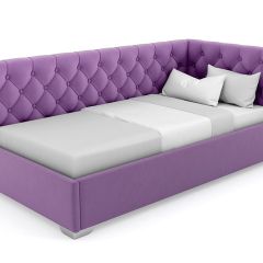 Кровать угловая Виола интерьерная +основание (80х200) в Можге - mozhga.mebel24.online | фото 20
