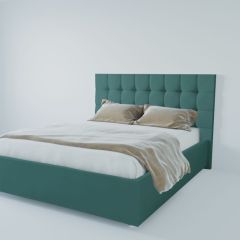 Кровать Венеция с ПМ 1400 (велюр бирюзовый) в Можге - mozhga.mebel24.online | фото 2