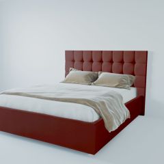 Кровать Венеция с ПМ 1400 (велюр бордо) в Можге - mozhga.mebel24.online | фото 2