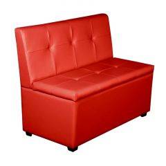 Кухонный диван Уют-1.4 (1400) Красный в Можге - mozhga.mebel24.online | фото
