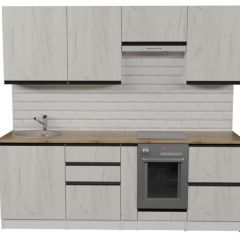 Кухонный гарнитур Амели компакт 2200 мм в Можге - mozhga.mebel24.online | фото 3