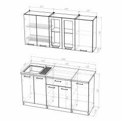 Кухонный гарнитур Инна стандарт 1600 в Можге - mozhga.mebel24.online | фото 3