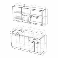 Кухонный гарнитур Лира стандарт 1600 в Можге - mozhga.mebel24.online | фото 4
