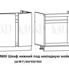 ЛИЗА-2 Кухонный гарнитур 2,0 Белый глянец холодный в Можге - mozhga.mebel24.online | фото 6