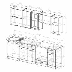 Кухонный гарнитур Ника базис 2400 в Можге - mozhga.mebel24.online | фото 4