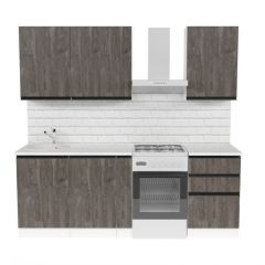 Кухонный гарнитур Ноктюрн стандарт 1600 мм в Можге - mozhga.mebel24.online | фото 3