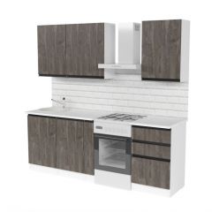 Кухонный гарнитур Ноктюрн стандарт 1600 мм в Можге - mozhga.mebel24.online | фото 4