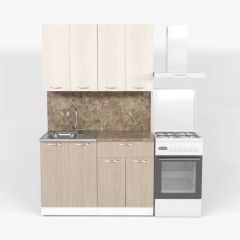 Кухонный гарнитур Ольга лайт 1 1200 мм в Можге - mozhga.mebel24.online | фото 3