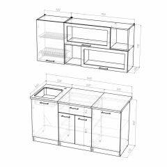 Кухонный гарнитур Полина стандарт 1600 в Можге - mozhga.mebel24.online | фото 7