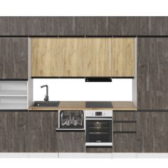 Кухонный гарнитур Сапфир 2 экстра 3000 мм в Можге - mozhga.mebel24.online | фото 3