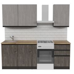Кухонный гарнитур Симфония стандарт 1600 мм в Можге - mozhga.mebel24.online | фото 3