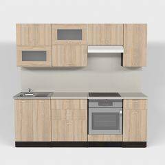 Кухонный гарнитур Симона компакт 2200 в Можге - mozhga.mebel24.online | фото 3