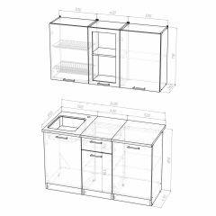 Кухонный гарнитур Симона медиум 1400 в Можге - mozhga.mebel24.online | фото 4