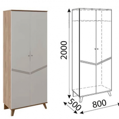 Лимба (гостиная) М01 Шкаф (2 двери) в Можге - mozhga.mebel24.online | фото