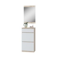 ЛОРИ Прихожая  (дуб сонома светлый/белый) в Можге - mozhga.mebel24.online | фото 10