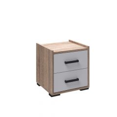Модульная Спальня Соната (Белый/Дуб сонома) в Можге - mozhga.mebel24.online | фото 3