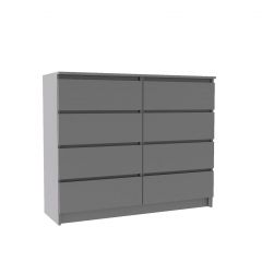 МОРИ МК 1200.8 Комод (графит) в Можге - mozhga.mebel24.online | фото 2