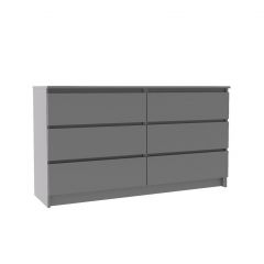 МОРИ МК 1380.6 Комод (графит) в Можге - mozhga.mebel24.online | фото 2