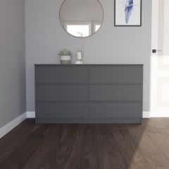 МОРИ МК 1380.6 Комод (графит) в Можге - mozhga.mebel24.online | фото