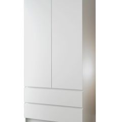 МОРИ МШ 900.1 Шкаф с 2мя дв и 2мя ящ. (белый) в Можге - mozhga.mebel24.online | фото