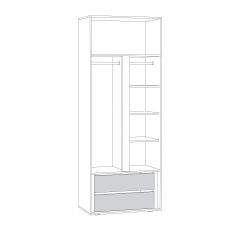 Муссон спальня (модульная) в Можге - mozhga.mebel24.online | фото 10