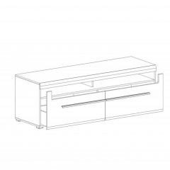 НИЦЦА Гостиная Тумба ТВ в Можге - mozhga.mebel24.online | фото 2