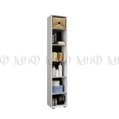 НЭНСИ NEW Пенал 500 (Белый глянец холодный/Белый) в Можге - mozhga.mebel24.online | фото 2