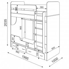 Подростковая ОСТИН (модульная) в Можге - mozhga.mebel24.online | фото 66