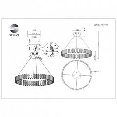 Подвесная люстра ST-Luce Estense SL6203.403.40 в Можге - mozhga.mebel24.online | фото 5