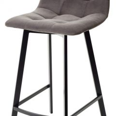 Полубарный стул CHILLI-QB SQUARE графит #14, велюр / черный каркас (H=66cm) М-City в Можге - mozhga.mebel24.online | фото