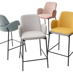 Полубарный стул NYX (H=65cm) VF113 светлая мята / VF115 серо-зеленый М-City в Можге - mozhga.mebel24.online | фото 2