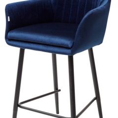 Полубарный стул Роден Blitz 20 Синий, велюр (H=65cm), M-City в Можге - mozhga.mebel24.online | фото