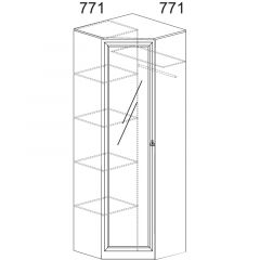 Прихожая Инна 4 Денвер темный в Можге - mozhga.mebel24.online | фото 5