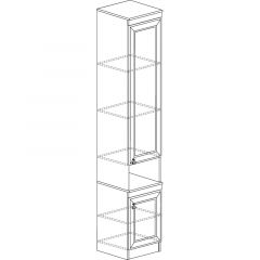 Шкаф №617 Инна Денвер светлый в Можге - mozhga.mebel24.online | фото 2