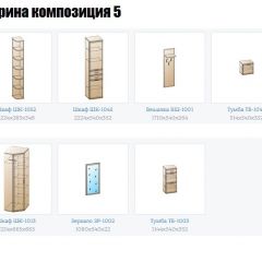 Прихожая Карина (модульная) в Можге - mozhga.mebel24.online | фото 2