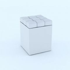 Пуф КВАДРО Белый в Можге - mozhga.mebel24.online | фото 2