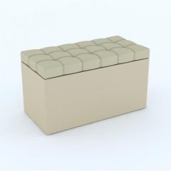 Пуф КВАДРО тип 2 Бежевый в Можге - mozhga.mebel24.online | фото
