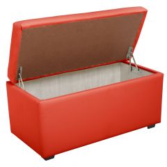 Пуф Мартин с местом для хранения (красный) в Можге - mozhga.mebel24.online | фото 2