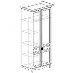 Шкаф 2-х дверный №401 Прованс в Можге - mozhga.mebel24.online | фото 2