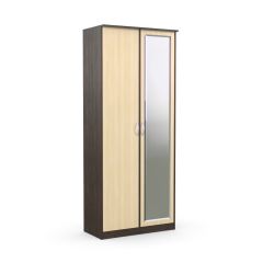 Шкаф 2-х створчатый Дуэт Люкс с зеркалом в Можге - mozhga.mebel24.online | фото 4