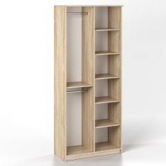 Шкаф 2-х створчатый Дуэт Люкс с зеркалом в Можге - mozhga.mebel24.online | фото 2