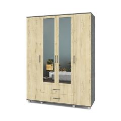ЕВА Шкаф 4-х дверный Е43 в Можге - mozhga.mebel24.online | фото 7
