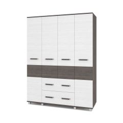 ВИОРА Шкаф 4-х дверный В43 в Можге - mozhga.mebel24.online | фото