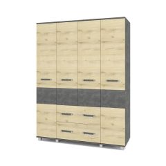 ВИОРА Шкаф 4-х дверный В43 в Можге - mozhga.mebel24.online | фото 5