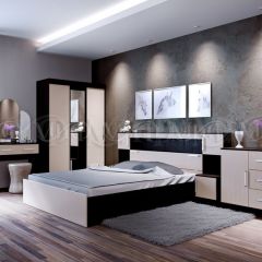 БАСЯ Шкаф (Дуб беленый/Венге) в Можге - mozhga.mebel24.online | фото 3