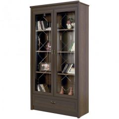Шкаф для книг №667 "Флоренция" Дуб оксфорд в Можге - mozhga.mebel24.online | фото