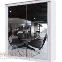 Шкаф-купе №19 Серия 3 Квадро (1500) Ясень Анкор светлый в Можге - mozhga.mebel24.online | фото