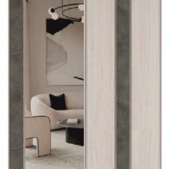 Шкаф-купе 1950 серии SILVER S3+S1+S3Z B22+PL2 (по 2 ящика лев/прав+1штанга+1 полка) профиль «Серебро» в Можге - mozhga.mebel24.online | фото 11