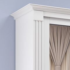 Шкаф-купе 2450 серии NEW CLASSIC K1+K1+K1+B22+PL4 (по 2 ящика лев/прав+F обр.штанга) профиль «Капучино» в Можге - mozhga.mebel24.online | фото 4