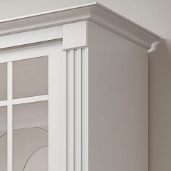 Шкаф-купе 2450 серии NEW CLASSIC K5+K5+K5+B22+PL3 (по 2 ящика лев/прав+1 штанга+1полка) профиль «Капучино» в Можге - mozhga.mebel24.online | фото 4